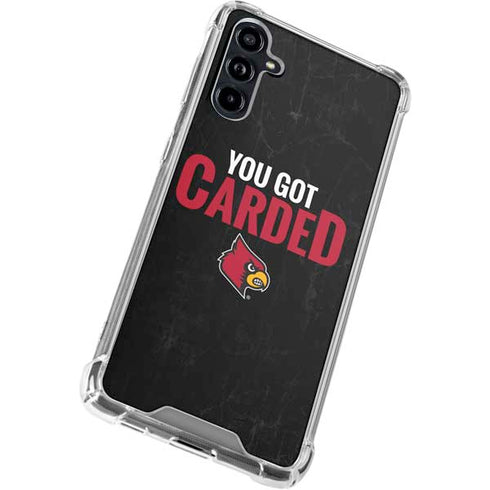 University of Louisville You Got Carded Galaxy A54 5G Clear Case