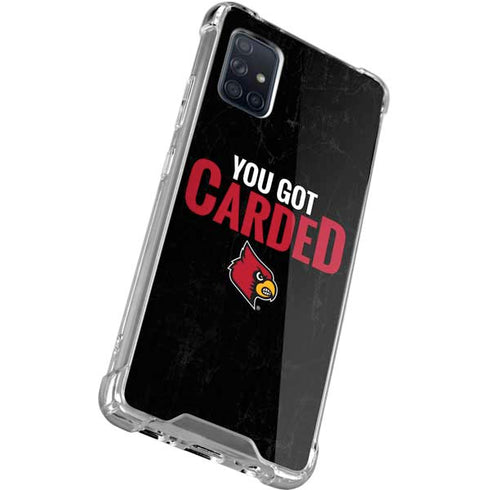 University of Louisville You Got Carded Galaxy A71 5G Clear Case