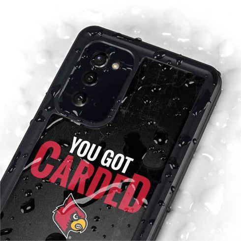 University of Louisville You Got Carded Galaxy Note20 5G Waterproof Case