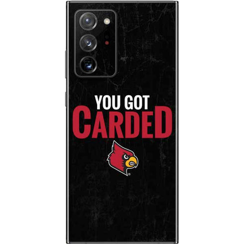 University of Louisville You Got Carded Galaxy Note20 Ultra 5G Skin