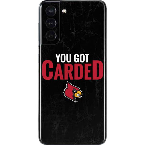 University of Louisville You Got Carded Galaxy S21 5G Skin