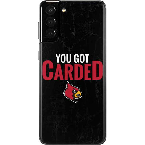 University of Louisville You Got Carded Galaxy S21 Plus 5G Skin