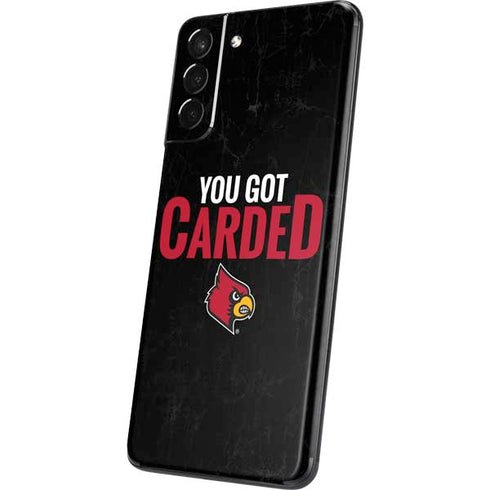 University of Louisville You Got Carded Galaxy S21 Plus 5G Skin