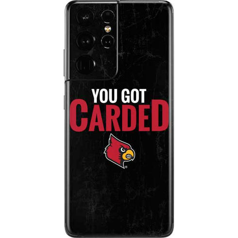 University of Louisville You Got Carded Galaxy S21 Ultra 5G Skin