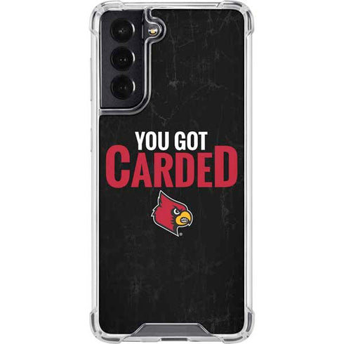University of Louisville You Got Carded Galaxy S22 Clear Case