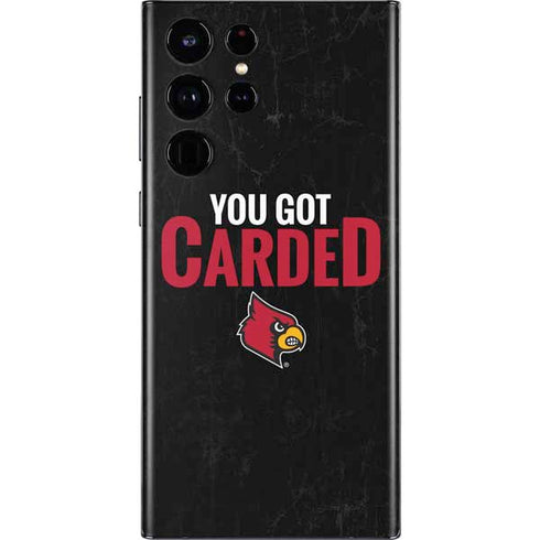 University of Louisville You Got Carded Galaxy S22 Ultra Skin