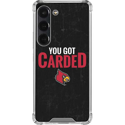 University of Louisville You Got Carded Galaxy S23 Clear Case