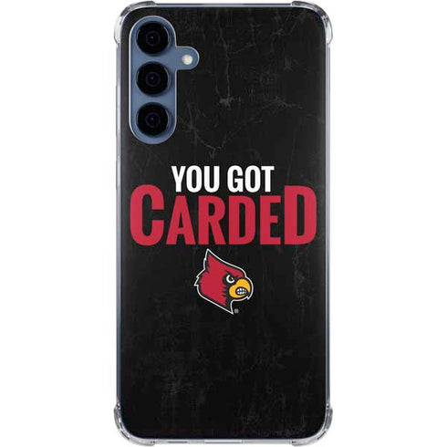 University of Louisville You Got Carded Galaxy S24 Clear Case