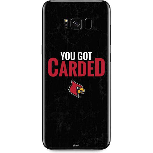 University of Louisville You Got Carded Galaxy S8 Plus Skin