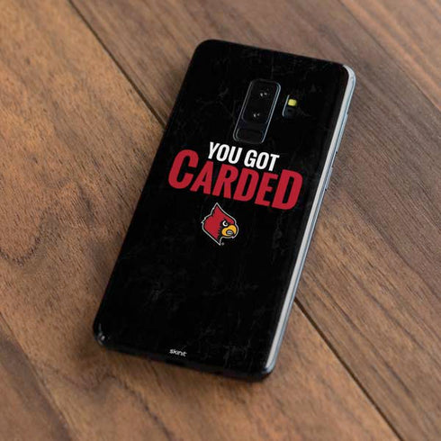 University of Louisville You Got Carded Galaxy S9 Plus Skin