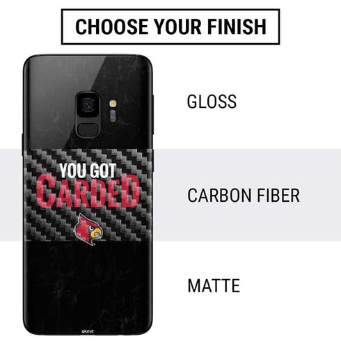 University of Louisville You Got Carded Galaxy S9 Skin