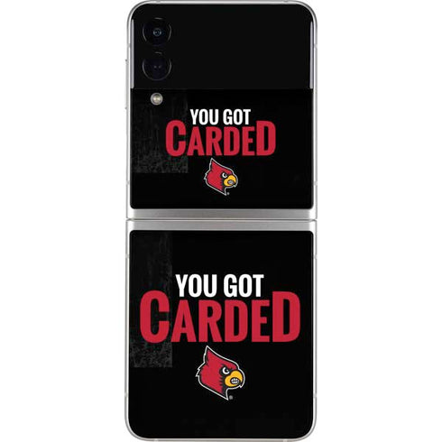 University of Louisville You Got Carded Galaxy Z Flip3 5G Skin