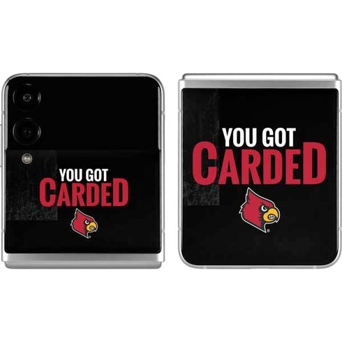 University of Louisville You Got Carded Galaxy Z Flip4 5G Skin