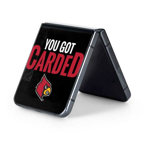 University of Louisville You Got Carded Galaxy Z Flip5 5G Skin