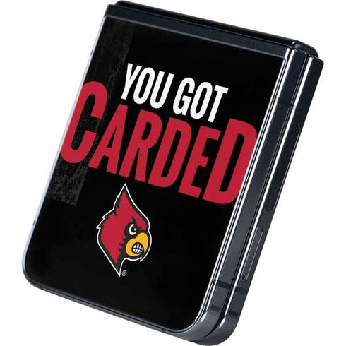 University of Louisville You Got Carded Galaxy Z Flip5 5G Skin