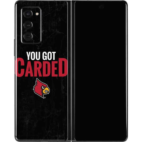 University of Louisville You Got Carded Galaxy Z Fold2 5G Skin