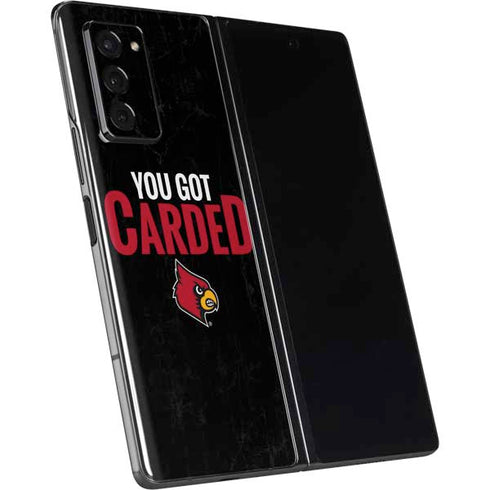 University of Louisville You Got Carded Galaxy Z Fold2 5G Skin