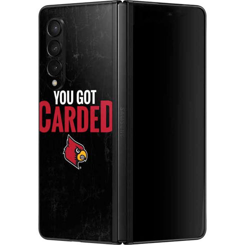 University of Louisville You Got Carded Galaxy Z Fold3 5G Skin