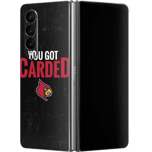 University of Louisville You Got Carded Galaxy Z Fold4 5G Skin