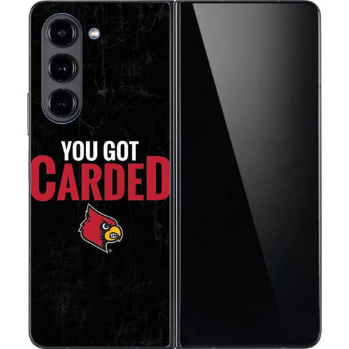 University of Louisville You Got Carded Galaxy Z Fold5 5G Skin
