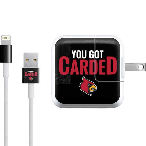 University of Louisville You Got Carded iPad Charger (10W USB) Skin