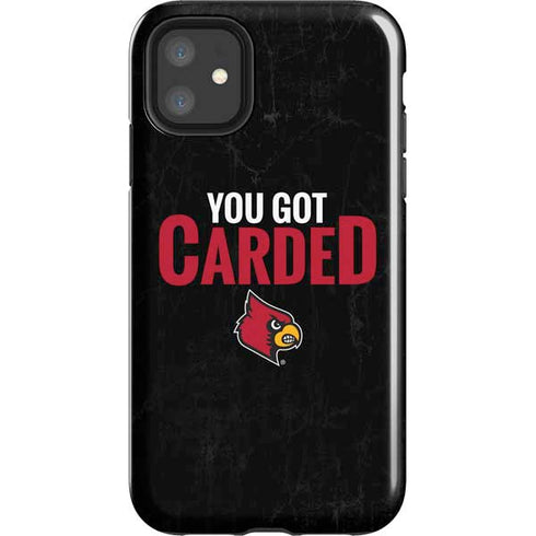 University of Louisville You Got Carded iPhone 11 Impact Case