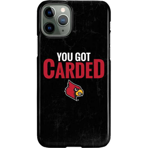 University of Louisville You Got Carded iPhone 11 Pro Lite Case