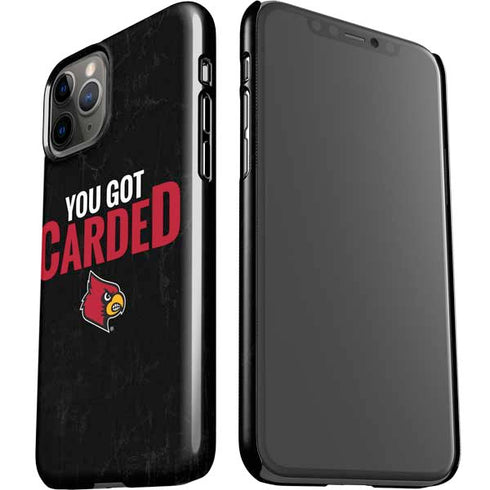 University of Louisville You Got Carded iPhone 11 Pro Lite Case