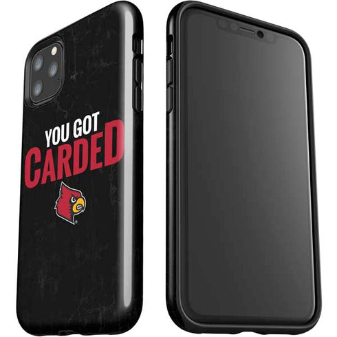 University of Louisville You Got Carded iPhone 11 Pro Max Impact Case