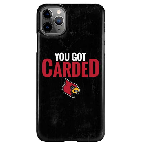 University of Louisville You Got Carded iPhone 11 Pro Max Lite Case