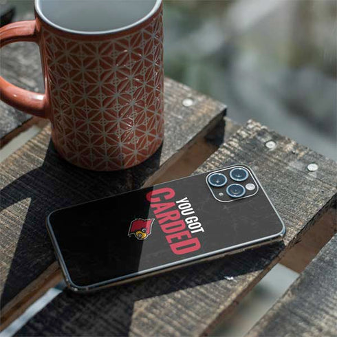 University of Louisville You Got Carded iPhone 11 Pro Skin