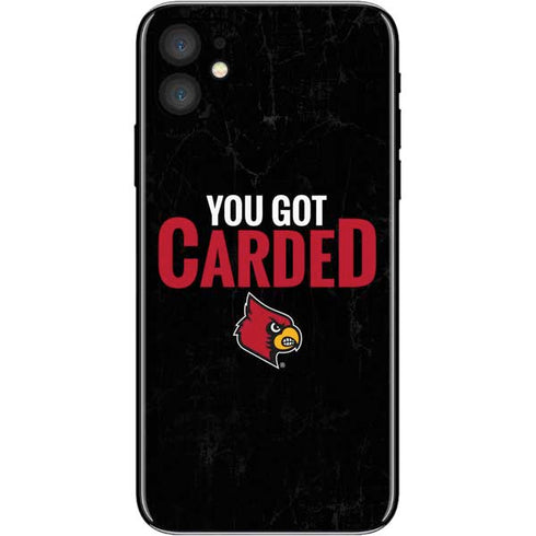 University of Louisville You Got Carded iPhone 11 Skin