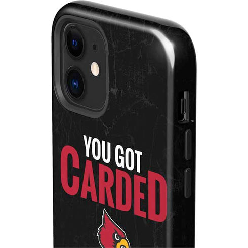 University of Louisville You Got Carded iPhone 12 Impact Case
