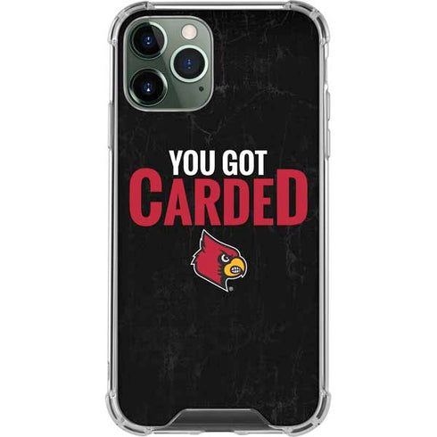University of Louisville You Got Carded iPhone 12 Pro Clear Case