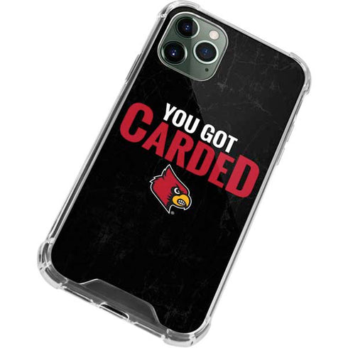 University of Louisville You Got Carded iPhone 12 Pro Clear Case