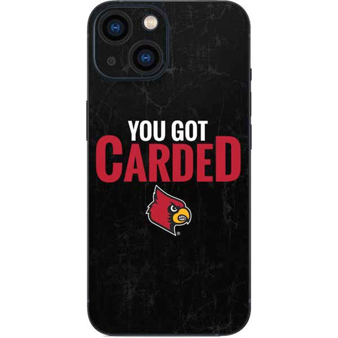 University of Louisville You Got Carded iPhone 13 Mini Skin