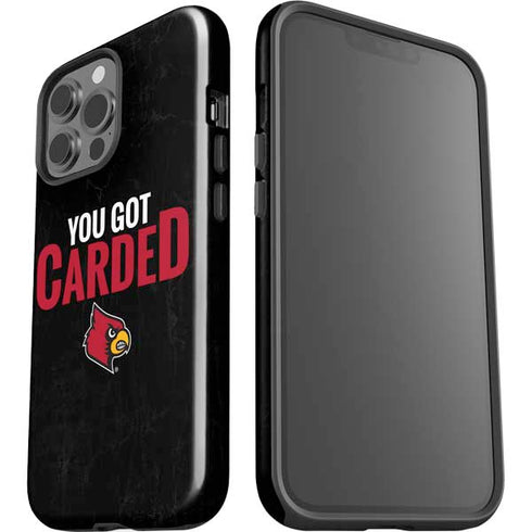 University of Louisville You Got Carded iPhone 13 Pro Max Impact Case