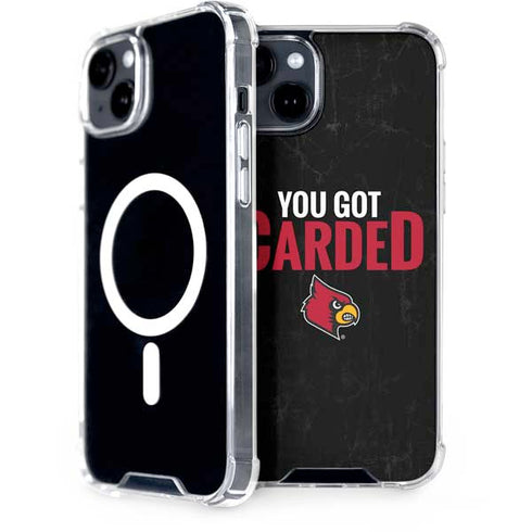 University of Louisville You Got Carded iPhone 15 Plus MagSafe Case