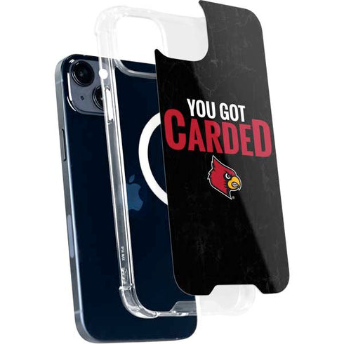 University of Louisville You Got Carded iPhone 15 Plus MagSafe Case