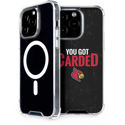 University of Louisville You Got Carded iPhone 14 Pro MagSafe Case