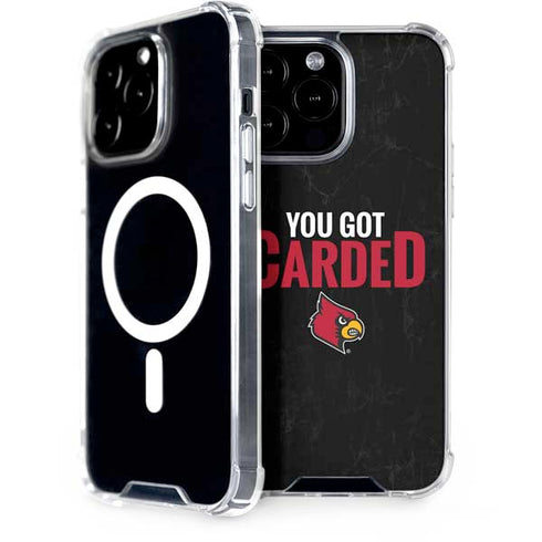 University of Louisville You Got Carded iPhone 14 Pro Max MagSafe Case
