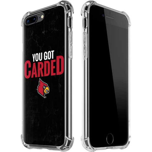 University of Louisville You Got Carded iPhone 7/8 Plus Clear Case