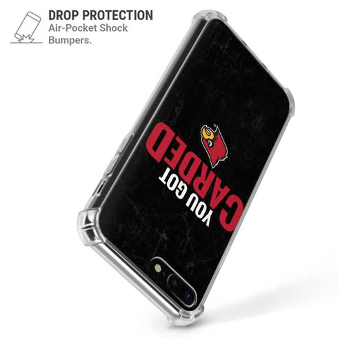 University of Louisville You Got Carded iPhone 7/8 Plus Clear Case