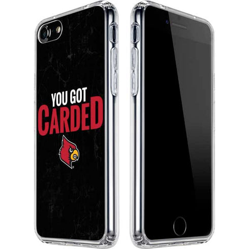 University of Louisville You Got Carded iPhone SE (2nd & 3rd Gen) Clear Case