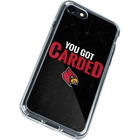 University of Louisville You Got Carded iPhone SE (2nd & 3rd Gen) Clear Case