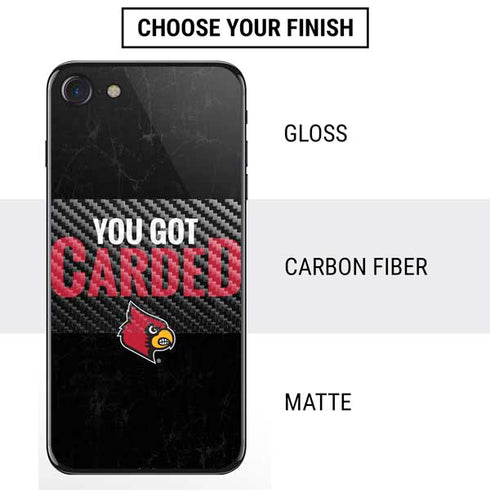 University of Louisville You Got Carded iPhone SE (2nd & 3rd Gen) Skin
