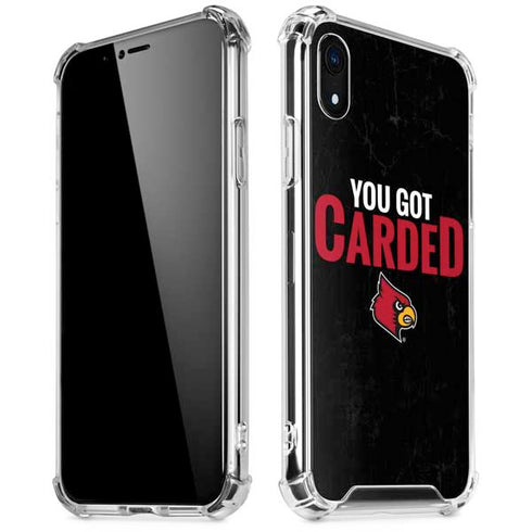 University of Louisville You Got Carded iPhone XR Clear Case