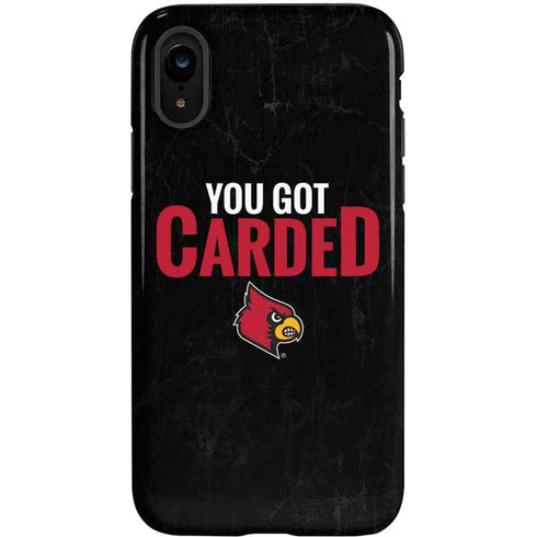 University of Louisville You Got Carded iPhone XR Pro Case