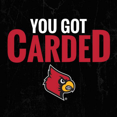 University of Louisville You Got Carded iPhone XS Max Skin