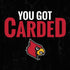 University of Louisville You Got Carded iPhone XS Max Skin